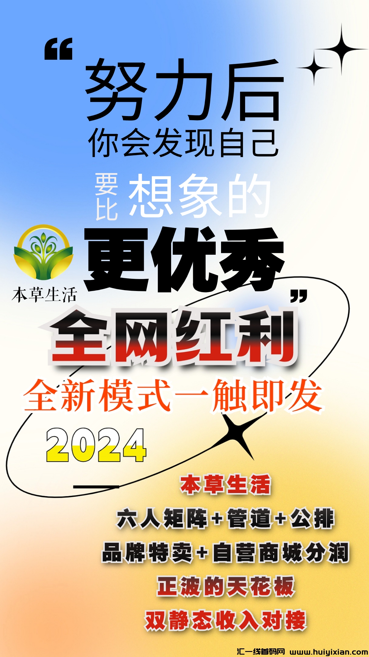 本草生活模式亮点：双净态、双轨、双网图，720°矩阵滑落新体验！-汇一线首码网