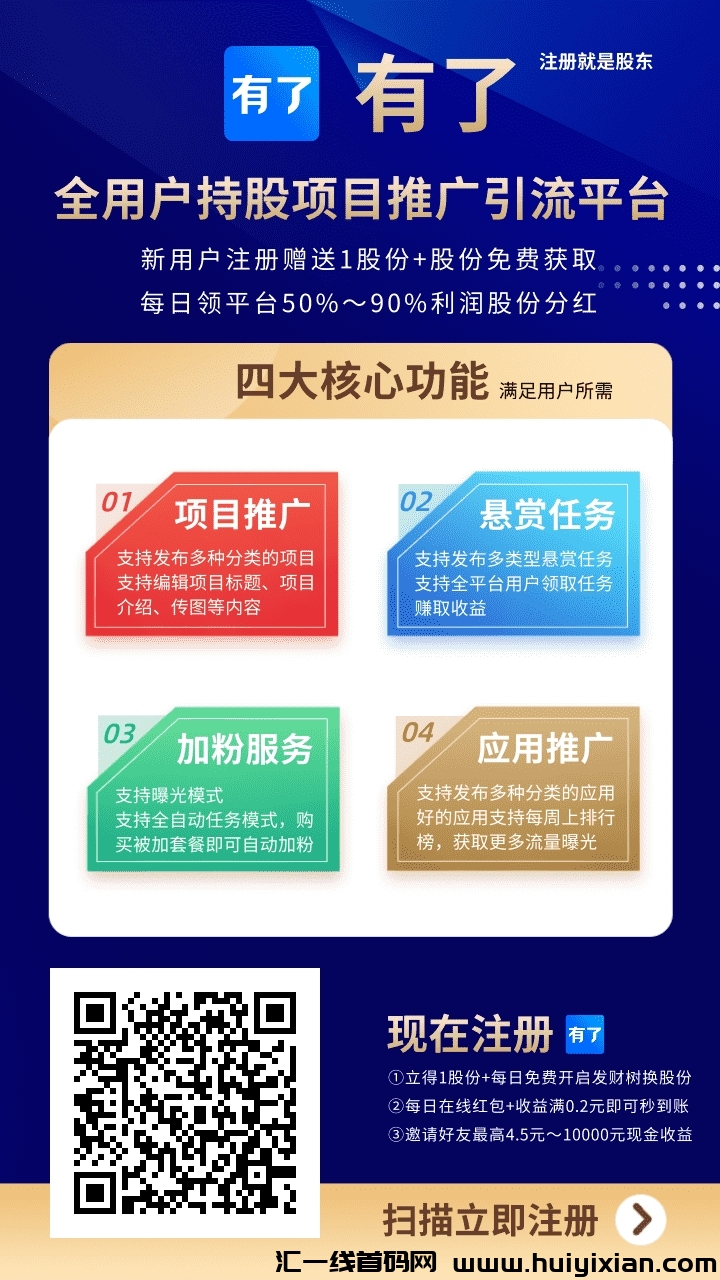 全员持股营销引流平台“有了”刚出一秒，注测秒提0.15-汇一线首码网