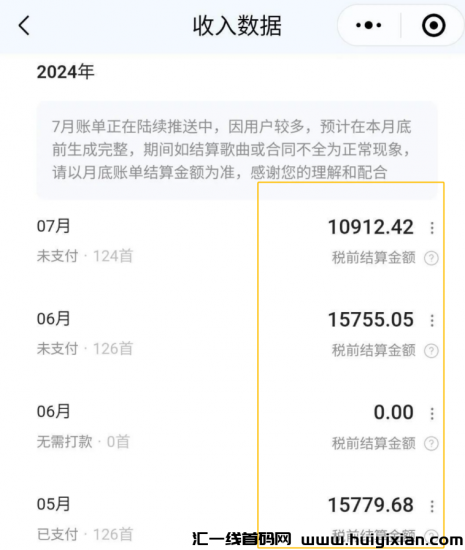 音乐人挂机项目，单号日入200+，可批量放大-汇一线首码网